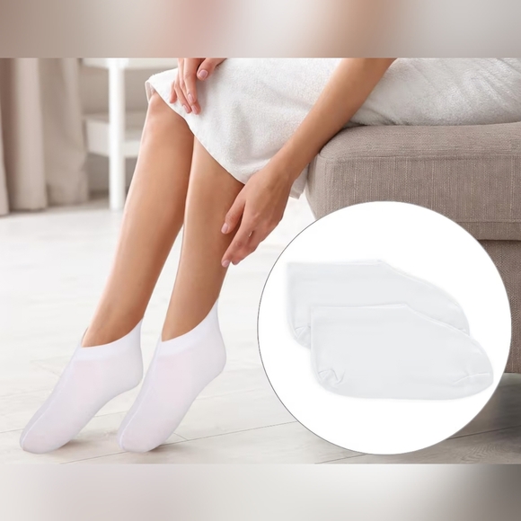 Rossmann Other - NWT 100% Cotton Socks For Foot Cream Or Mask Application